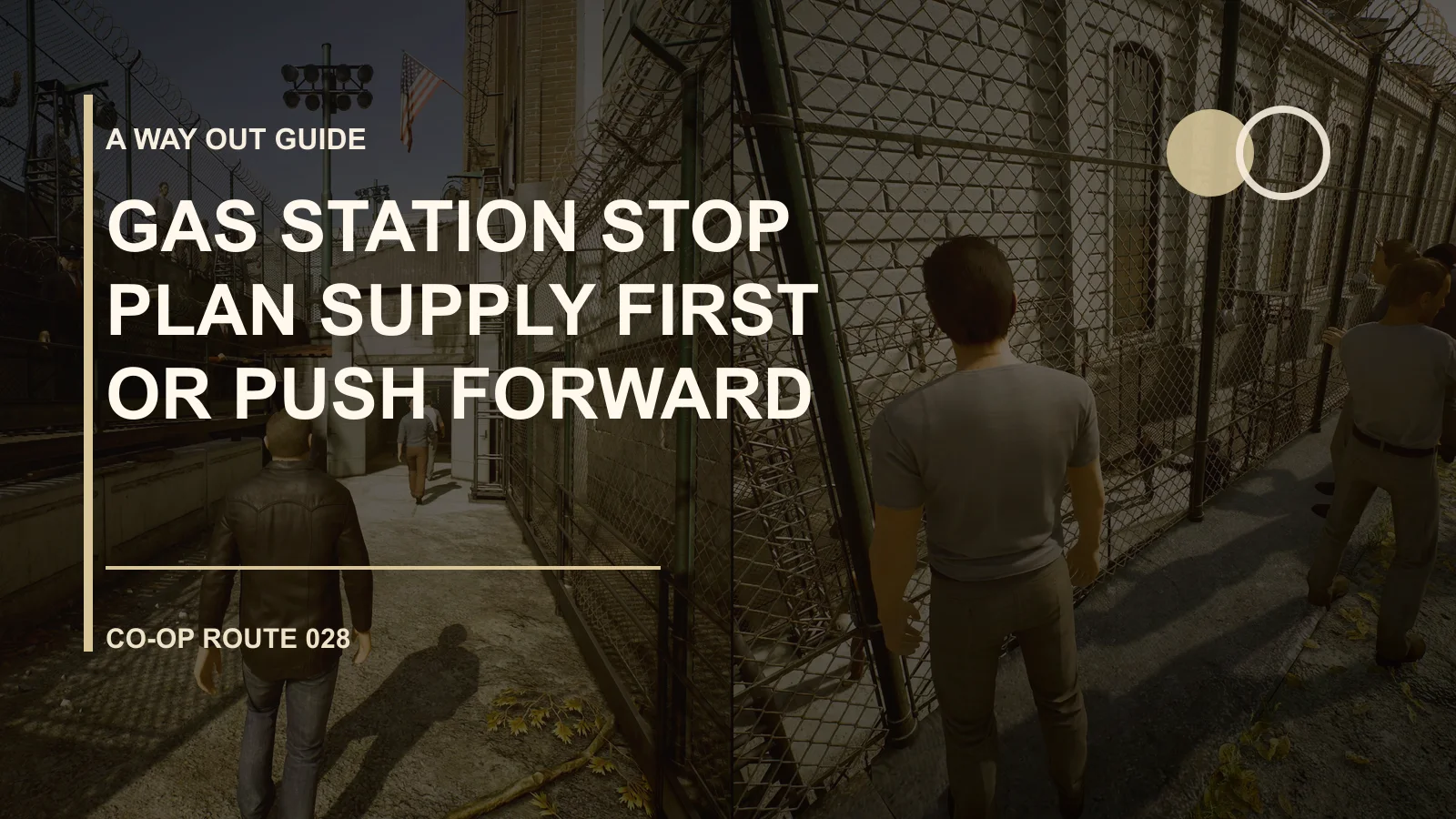 Gas Station Stop Plan: Supply First or Push Forward