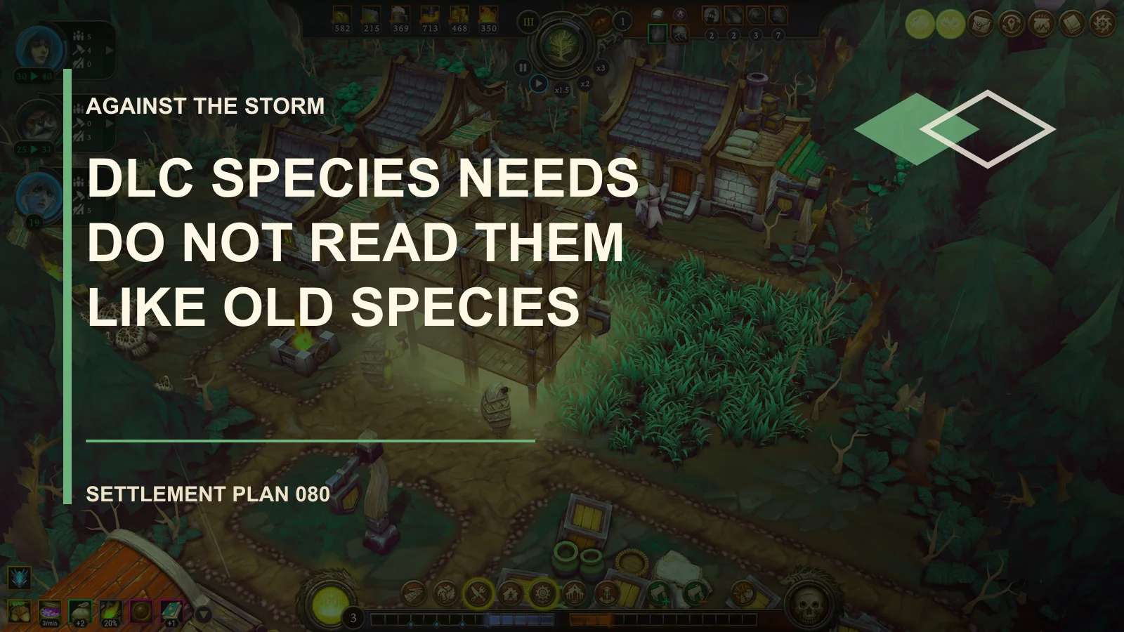 DLC Species Needs: Do Not Read Them Like Old Species