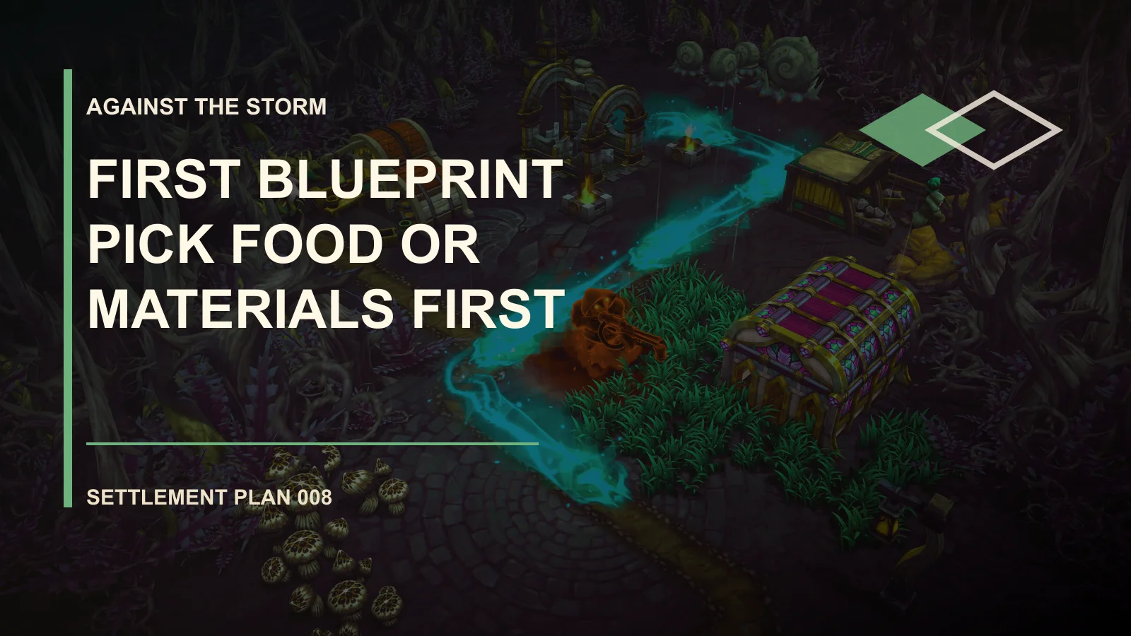 First Blueprint Pick: Food or Materials First