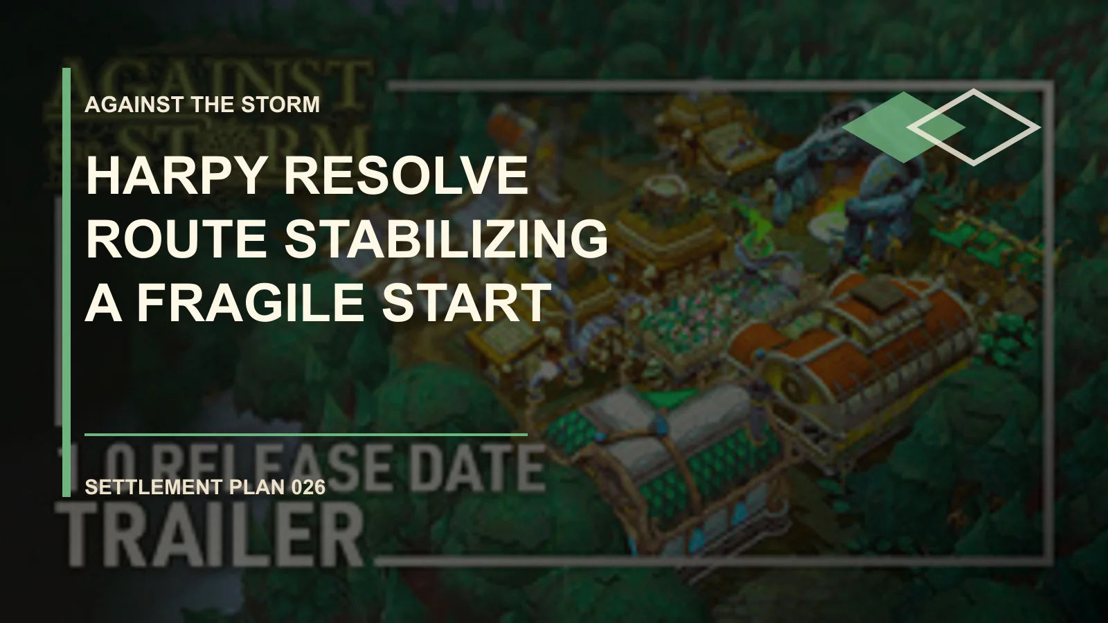 Harpy Resolve Route: Stabilizing a Fragile Start