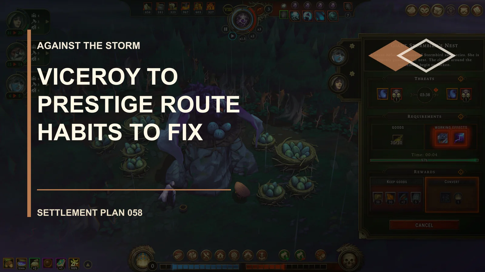 Viceroy to Prestige Route: Habits to Fix First