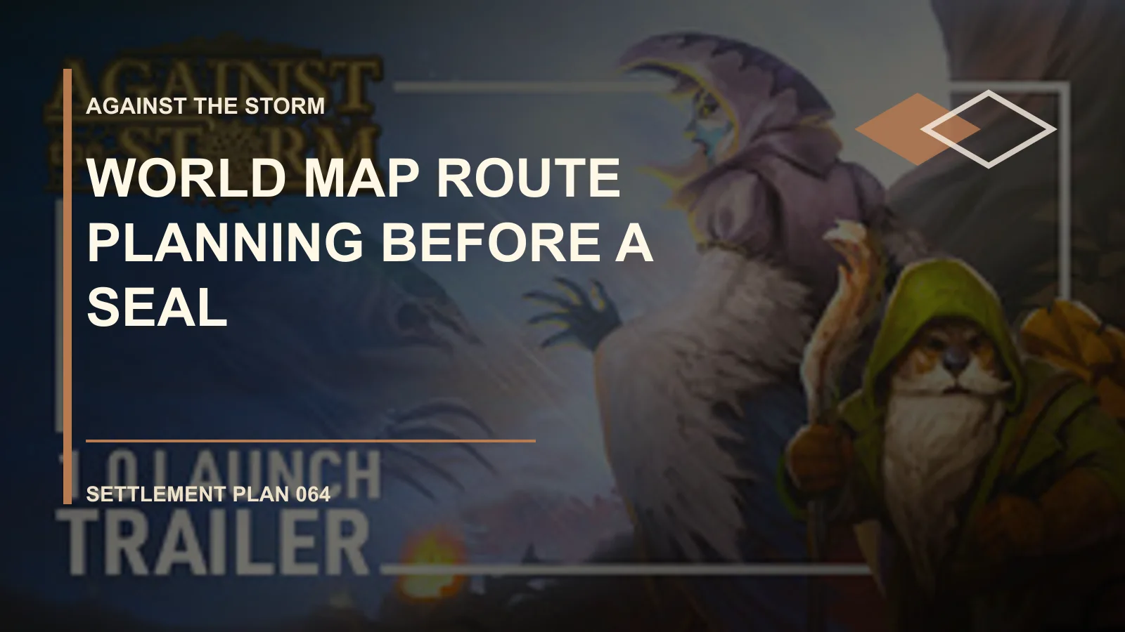 World Map Route Planning Before a Seal