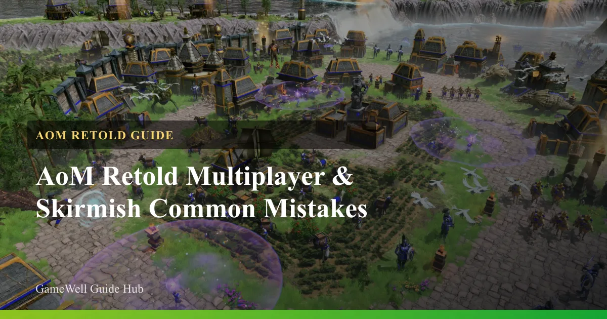 AoM Retold Multiplayer & Skirmish Common Mistakes