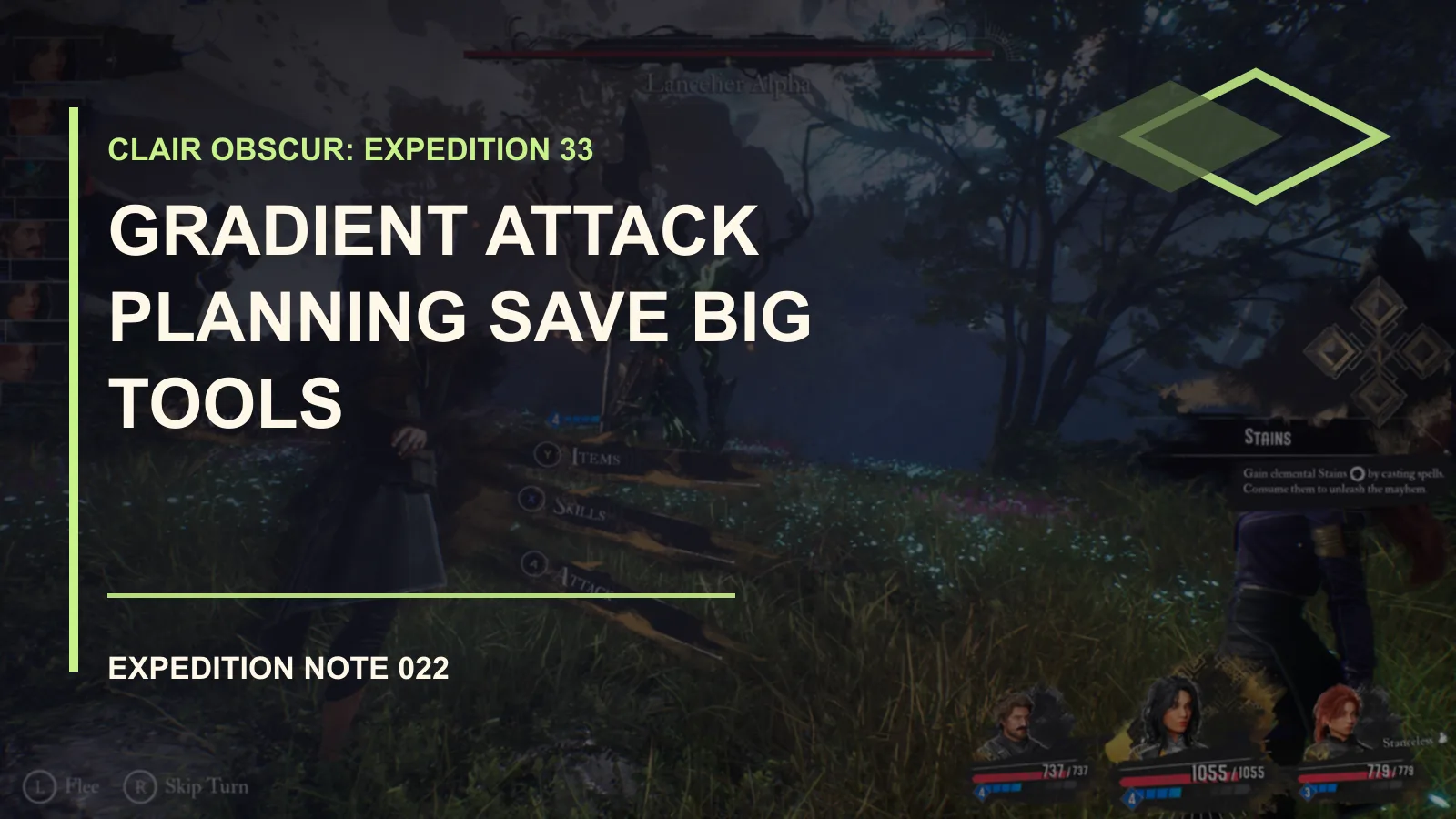 Clair Obscur: Expedition 33 Gradient Attack Planning