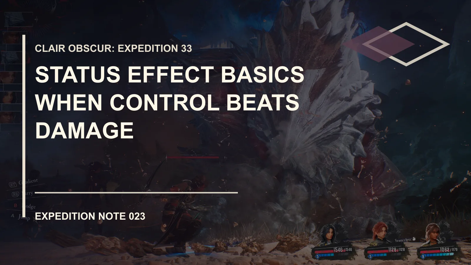 Clair Obscur: Expedition 33 Status Effect Basics