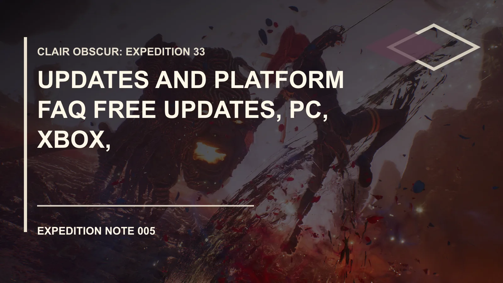 Clair Obscur: Expedition 33 Updates and Platform FAQ