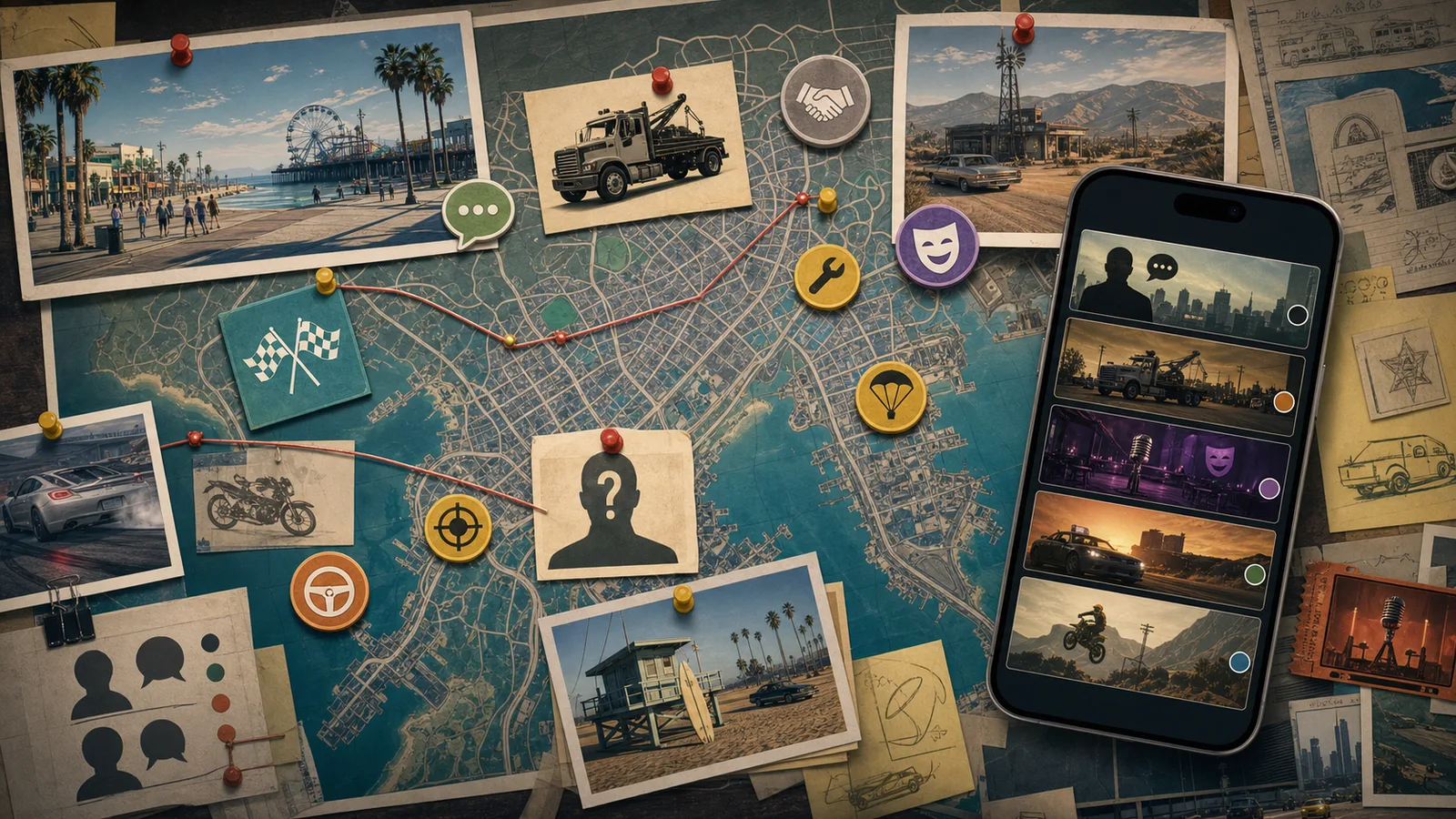 Grand Theft Auto V Strangers And Side Activities Section